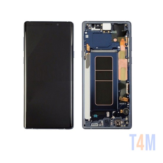 SAMSUNG GALAXY NOTE 9 (SM-N960F) /(GH82-20817A/20818A) TOUCH+LCD+FRAME BLUE SERVICE PACK ORIGINAL